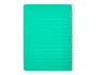 Liderpapel Cuaderno Espiral Pautaguía A5 Verde