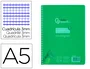 Liderpapel Cuaderno Espiral Pautaguía A5 Verde