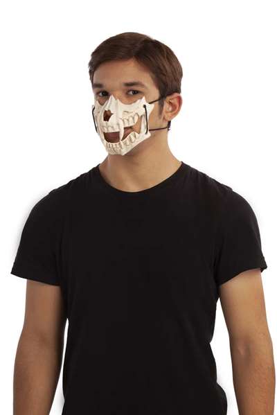 My Other Me 1/2 Mask Talla M Color Blanco My Other Me 1/2 Mask Talla M Color Blanco