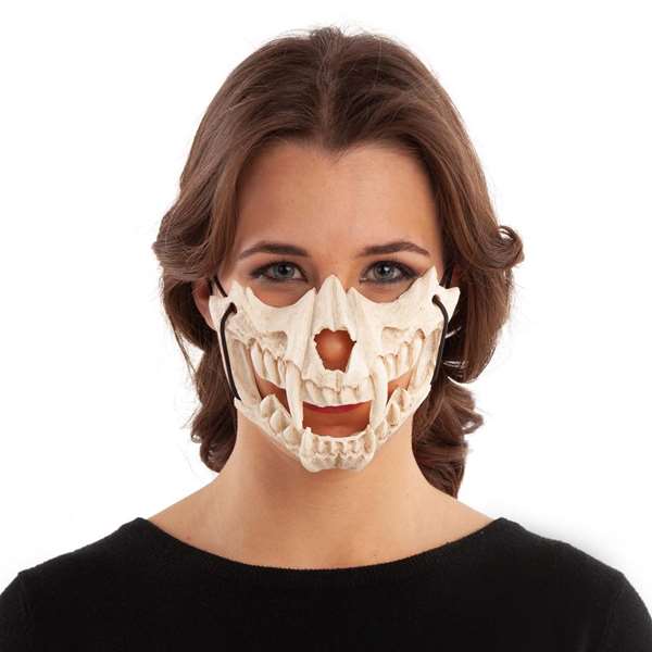 My Other Me 1/2 Mask Talla M Color Blanco My Other Me 1/2 Mask Talla M Color Blanco