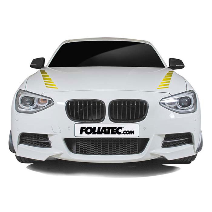 Foliatec FO33945 Pegatina para Coche Diseño Sombras Dorado 9x77cm (2 uds)