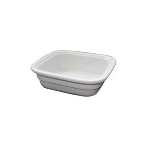 Verbano Fuente Rect Gn 1/6-065 de Porcelana, Dimensiones: 18.5x16.7x5 cm