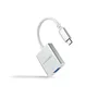 Nanocable Conversor USB-C a VGA 10.16.4101 Plata