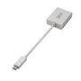 Nanocable Conversor USB-C a VGA, USB-C Macho a VGA Hembra, Aluminio, 10 cm, Gris