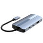 Leotec Docking Station 7 en 1 LEDS04 Azul
