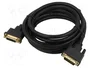 DeLOCK Cable de extensión DVI-I 24+5 Macho a Hembra 3 m negro