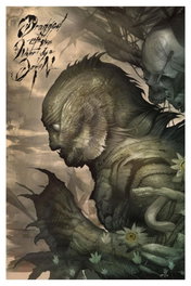 La mujer y el monstruo Litografia Creature from the Black Lagoon by Dan Quintana 61 x 41 cm - sin marco