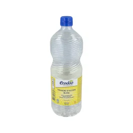 ECODOO Vinagre Blanco De Alcohol 1L 12% Acidez Certificado EcoCert