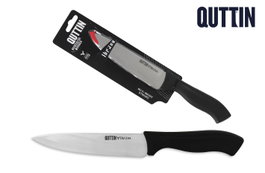 Quttin Cuchillo de Cocina 15 cm, Colección Kasual, Cuchillo Chef, Hoja de Acero Inoxidable (24 Unidades)