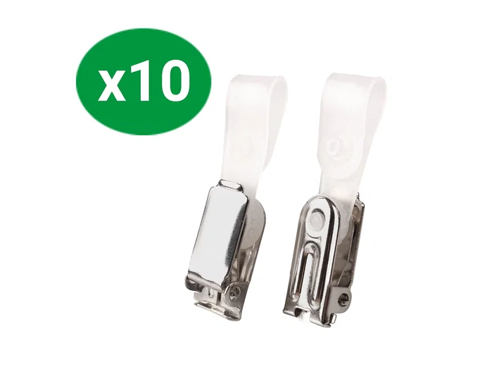 3loffice Pinza identificador 3l metálica pack de 10 unidades 3loffice Pinza identificador 3l metálica pack de 10 unidades