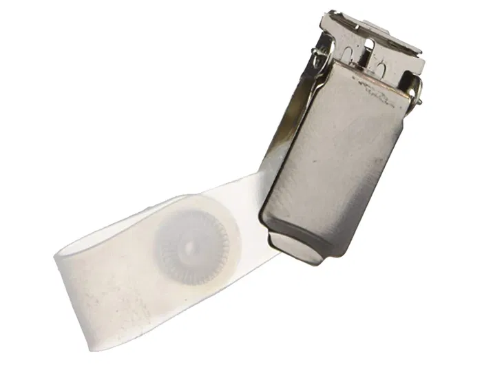 3Loffice Pinza Metálica para Tarjeta Identificadora Pack 10 Unidades