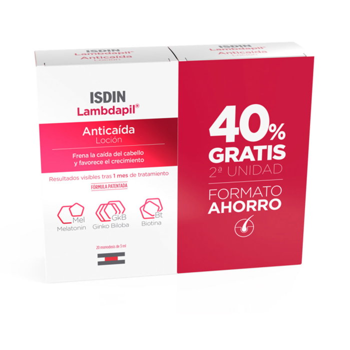 Isdin Loción Anticaída Monodosis Duo 2 x 20 u Anticaída Cabello Isdin Loción Anticaída Monodosis Duo 2 x 20 u Anticaída Cabello