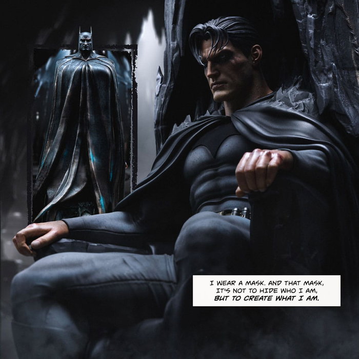 Iron Studios DC Comics Estatua Legacy Replica 1/4 Batman and Bruce Wayne Iron Studios DC Comics Estatua Legacy Replica 1/4 Batman and Bruce Wayne