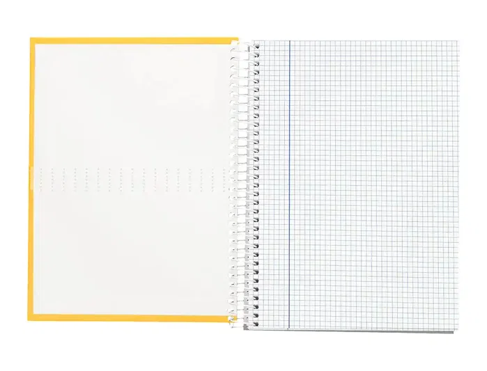 Liderpapel Cuaderno Espiral A4 Micro Crafty Amarillo 120 Hojas 90g Cuadro 5mm Liderpapel Cuaderno Espiral A4 Micro Crafty Amarillo 120 Hojas 90g Cuadro 5mm