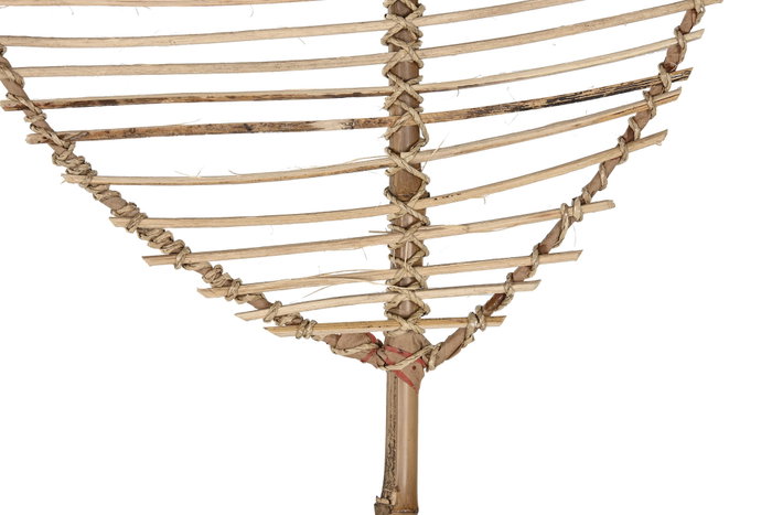 DKD Home Decor Decoración de Bambú Hoja 33x1,5x200 cm Surtido de 2