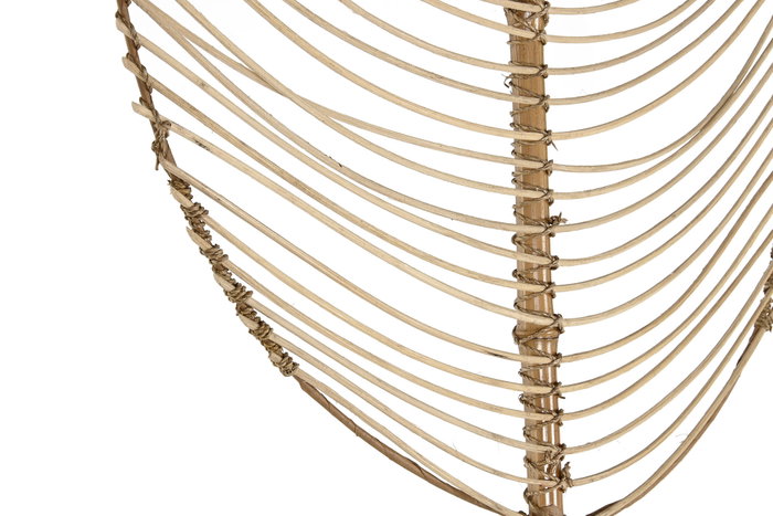DKD Home Decor Decoración de Bambú Hoja 33x1,5x200 cm Surtido de 2