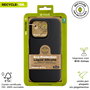 Muvit Funda Recycletek Liquid Silicone para Apple - Eco, Certificado GRS, Silicona Reciclada, Protección Antigolpes y Anti-huellas, Forro Microfibra, Eco Packaging