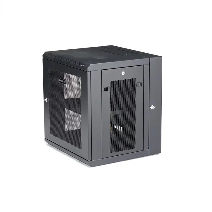 Startech Armario Rack 12U Abisagrado Negro Startech Armario Rack 12U Abisagrado Negro