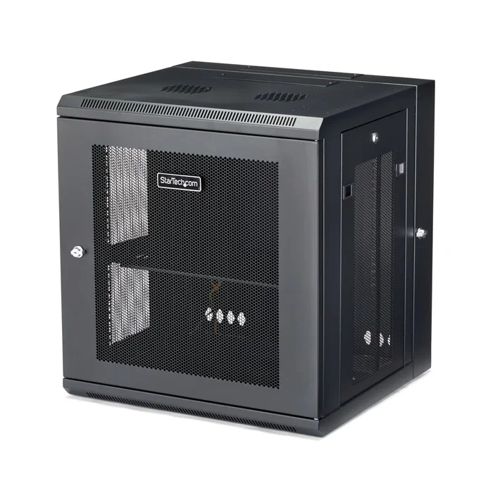 Startech Armario Rack 12U Abisagrado Negro Startech Armario Rack 12U Abisagrado Negro