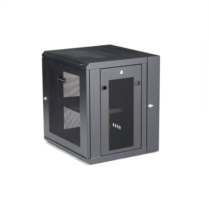 Startechcom Armario Rack de Pared 19 Pulgadas 12U 4 Columnas con Estante 1U RK12WALHM Startechcom Armario Rack de Pared 19 Pulgadas 12U 4 Columnas con Estante 1U RK12WALHM