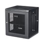 Startechcom Armario Rack de Pared 19 Pulgadas 12U 4 Columnas con Estante 1U RK12WALHM