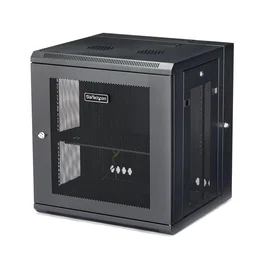 Startechcom Armario Rack de Pared 19 Pulgadas 12U 4 Columnas con Estante 1U RK12WALHM