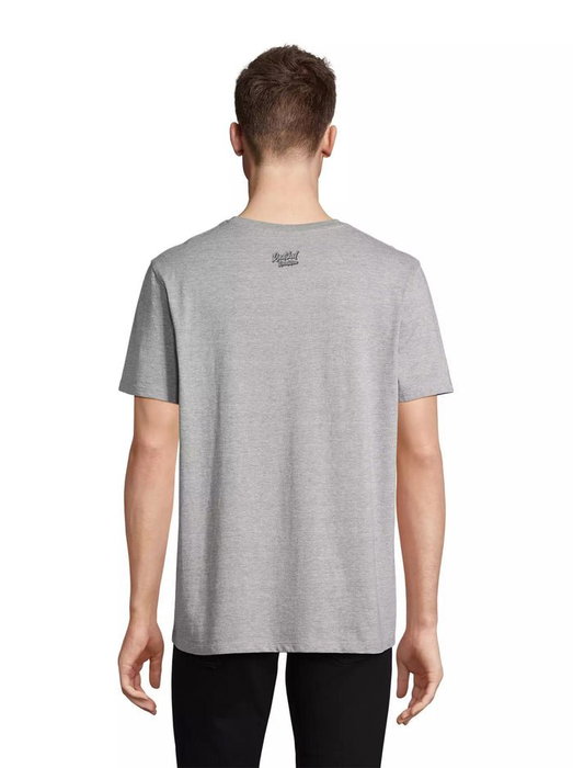 Radikal Revolution Camiseta RKE30202M Forever Young Diseño BMW E30 Homenaje Coche Mítico Gris Talla M