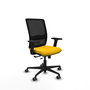 PIQUERAS Y CRESPO Silla de oficina Haches Amarillo/Negro