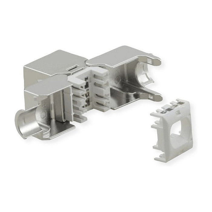 VALUE Conector Keystone RJ-45 Kat.6A Class EA blindado SuperSLIM sin herramientas VALUE Conector Keystone RJ-45 Kat.6A Class EA blindado SuperSLIM sin herramientas