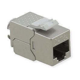 VALUE Conector Keystone RJ-45 Kat.6A Class EA blindado SuperSLIM sin herramientas