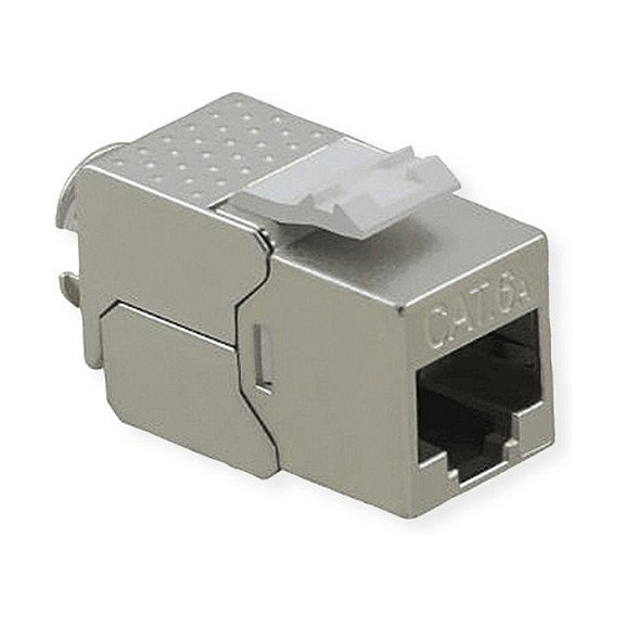 VALUE Conector Keystone RJ-45 Kat.6A Class EA blindado SuperSLIM sin herramientas VALUE Conector Keystone RJ-45 Kat.6A Class EA blindado SuperSLIM sin herramientas