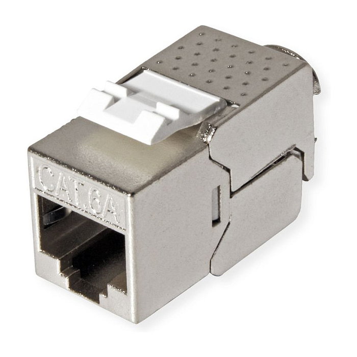 VALUE Conector Keystone RJ-45 Kat.6A Class EA blindado SuperSLIM sin herramientas VALUE Conector Keystone RJ-45 Kat.6A Class EA blindado SuperSLIM sin herramientas