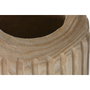 DKD Home Decor Jarrón de Madera de Paulownia Tallada Natural