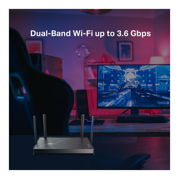 TP-Link Archer BE230 Router Inalámbrico Wi-Fi 7 Doble Banda Negro