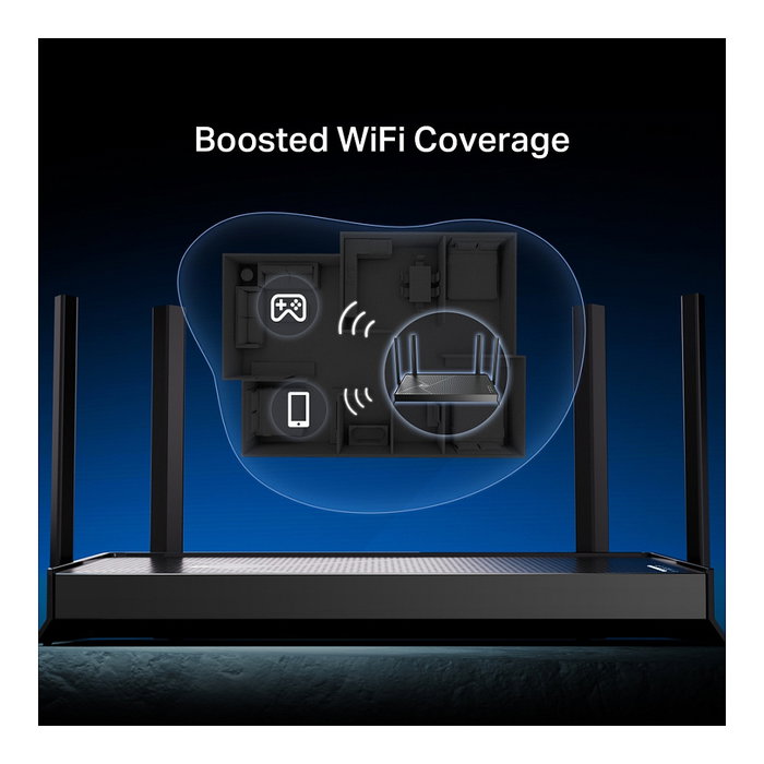 TP-Link Archer BE230 Router Inalámbrico Wi-Fi 7 Doble Banda Negro