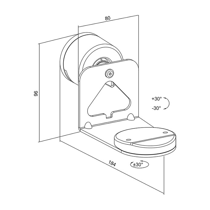 LogiLink Soporte de pared para Sonos Era 100 y Sonos Era 300, 1 unidad