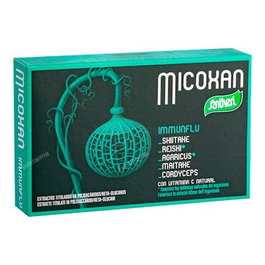 Micosan Immunflu para Defensas Naturales con Reishi y Agaricus 40 Cápsulas