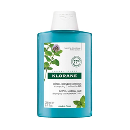 Klorane A LA MENTA BIO Champú Detox 400 ml