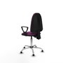 PIQUERAS Y CRESPO Silla de oficina Aýna Morada con Brazos Fijos