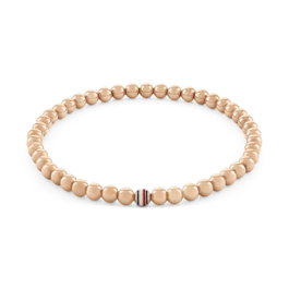 Tommy Hilfiger Pulsera de Acero Inoxidable Dorado 17cm