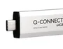 Q-connect Memoria USB Flash Drive 64 GB USB 3.2 Tipo C Plata