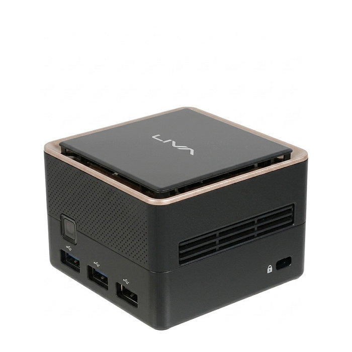 ECS LIVA Q3 Plus-V1605 Mini PC AMD Ryzen Embedded V1605B 8GB RAM 128GB eMMC Negro