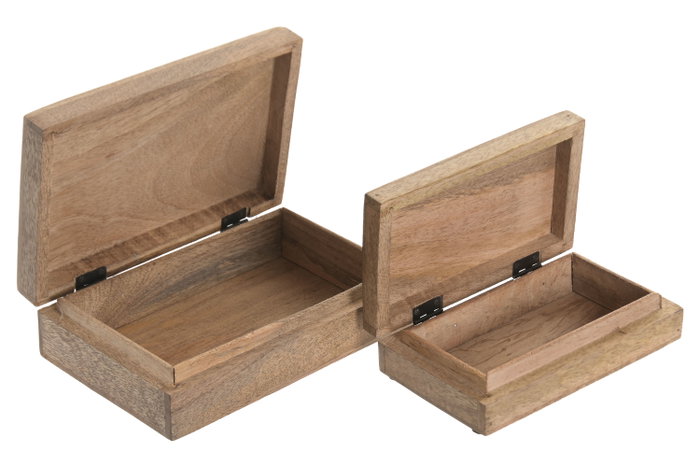 DKD Home Decor Joyero Arabe Marron 17.5 x 9 x 25 cm Set de 2 (2 Unidades)