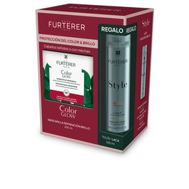Rene Furterer Color Glow Set Reparador Mascarilla + Laca Cabello Teñido 2 piezas