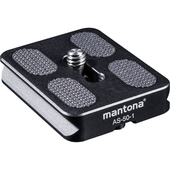 Mantona AS-50-1 Quick Release Plate compatible con Arca-Swiss Mantona AS-50-1 Quick Release Plate compatible con Arca-Swiss