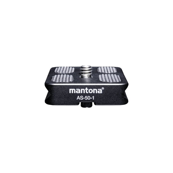 Mantona AS-50-1 Quick Release Plate compatible con Arca-Swiss Mantona AS-50-1 Quick Release Plate compatible con Arca-Swiss