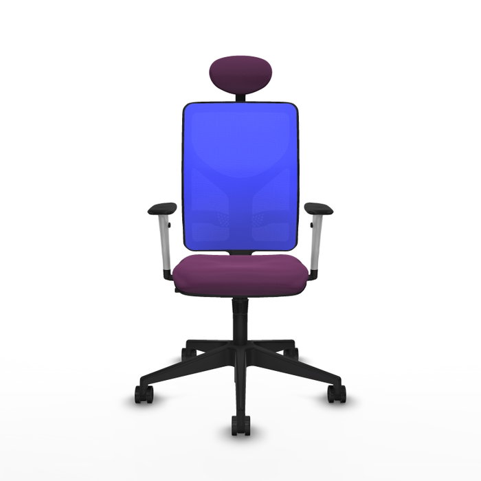 PIQUERAS Y CRESPO Silla de oficina Motilla con mecanismo Sincro, Morado y Azul PIQUERAS Y CRESPO Silla de oficina Motilla con mecanismo Sincro, Morado y Azul