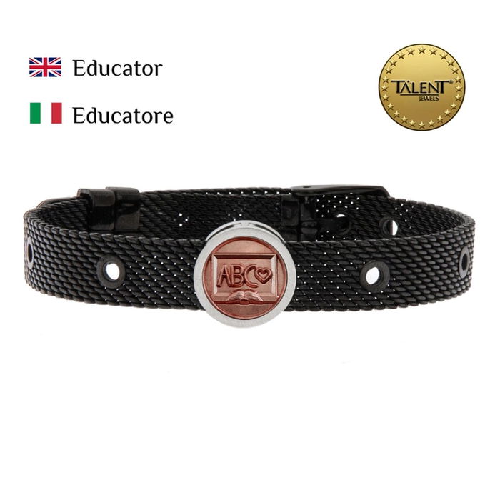 Pulsera Unisex Educator Talent Jewels TJA-2-06-02-2-235 Negro