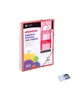 Carchivo Carpeta Archivex-Star Espiral PP con 80 Fundas y Sobre Cierre Rojo