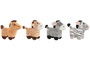 DKD Home Decor Set de Peluches de Poliéster Surtidos